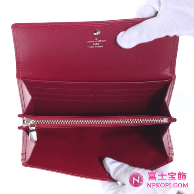 (LOUIS VUITTON)ルイヴィトン 財布コピー エピ ポルトフォイユサラ 長財布 フューシャ M60317